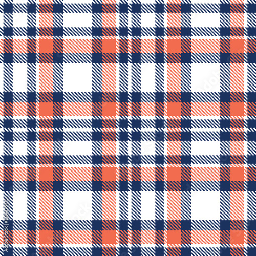 Modern Rich White Seamless Tartan Textile Design Variant 1053