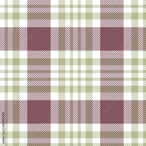 Modern Warm White Seamless Tartan Textile Design Variant 1070