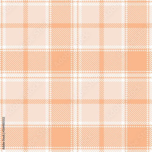 Modern Seamless Tartan in Light White tones Textile Design Variant 1096