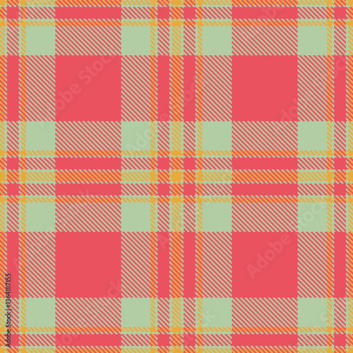 Dark Greenish Grey Seamless Tartan with Dark Butterscotch accents Textile Design