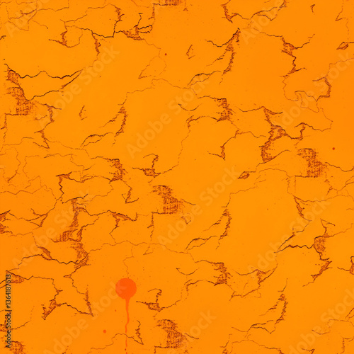 A high-resolution digital artwork of a richly textured orange background, showcasing an impressionistic art style. The canvas is filled with varying shades of vibrant orange, creating an energetic, ye