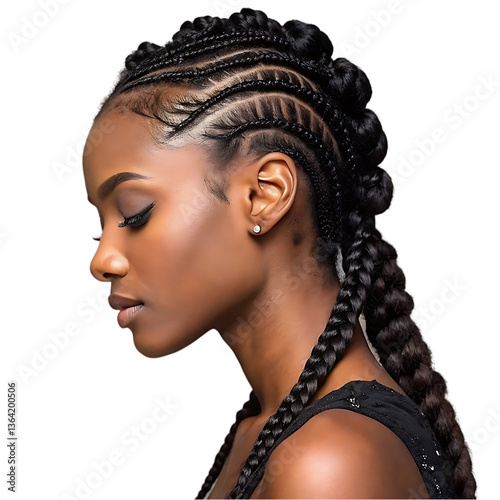 Stunning Cornrow Braids Hairstyle
