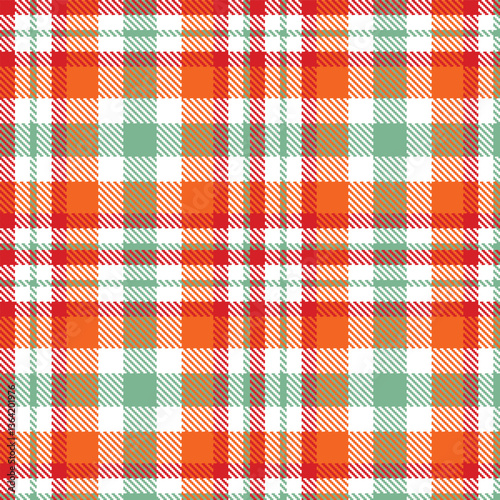Modern Cool White Seamless Tartan Textile Design Variant 1296