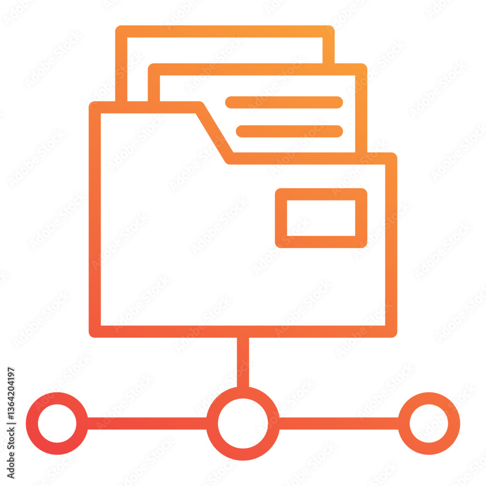 Folder Network Icon Folder Network Icon