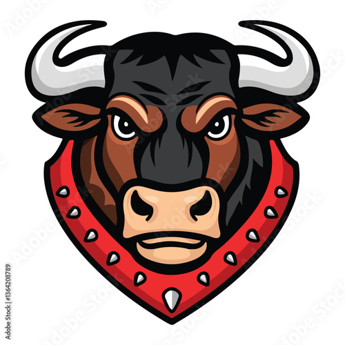 Monster Bull Head With A Wicked Grin