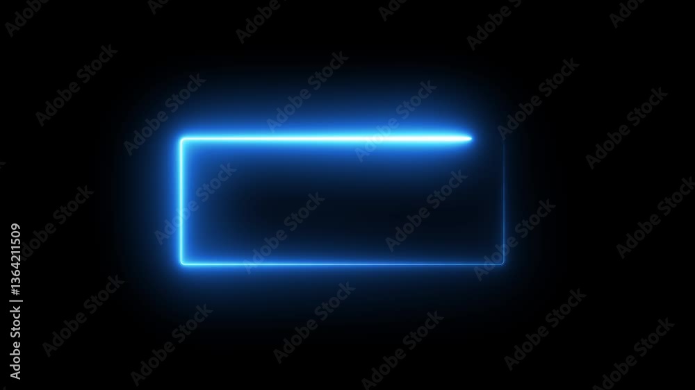 Rectangular Flare Rectangular Fire effect Animation. Fire Flame Gradually Appearing in A ...