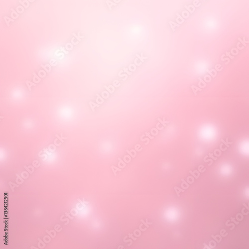 Light pink background with snowflakes natural lighting beautiful and elegant