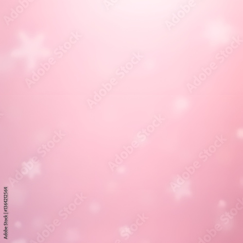 Light pink background with snowflakes natural lighting beautiful and elegant