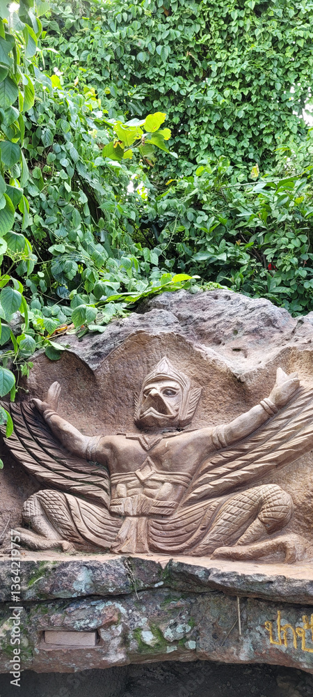 Art of stone relief