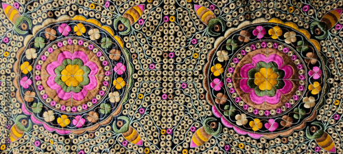 Obraz na płótnie Chinese embroidery w salonie