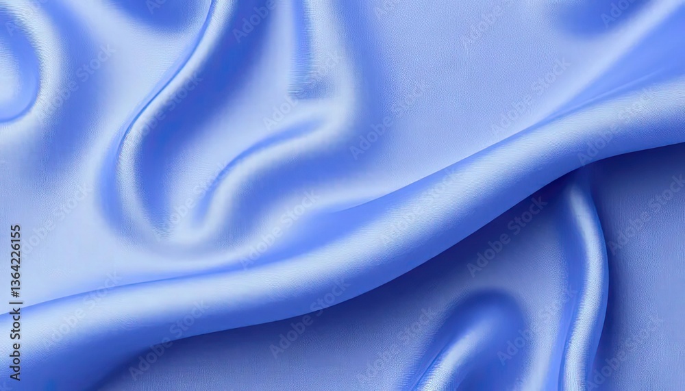 Obraz premium Soft, smooth, light blue fabric