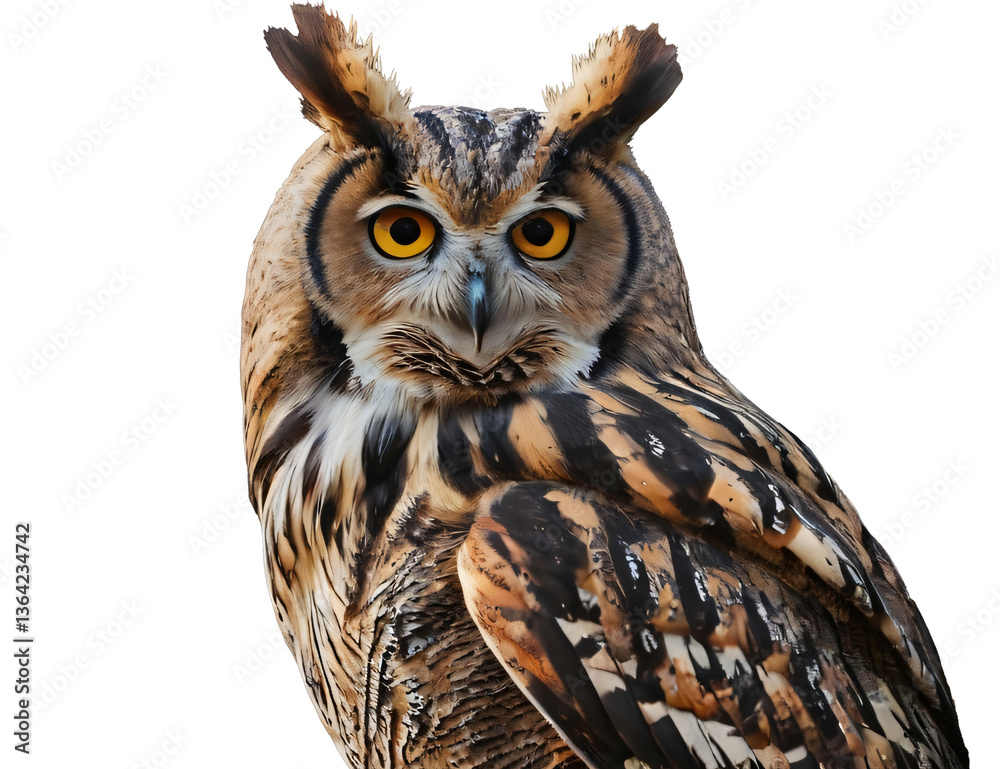 Fototapeta premium owl isolated on white