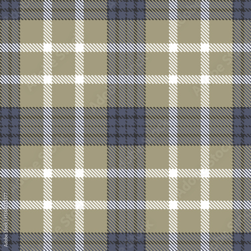 Modern Rich Dark Grey Seamless Tartan Textile Design Variant 1661