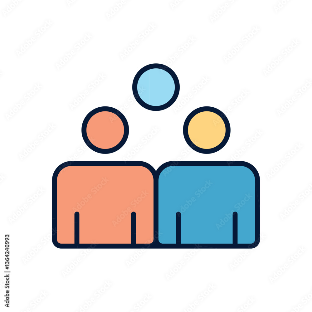 Customers Vector icon Customers Vector icon