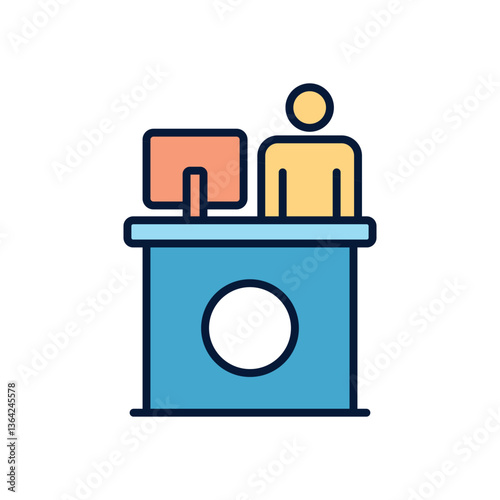Helpdesk Vector icon