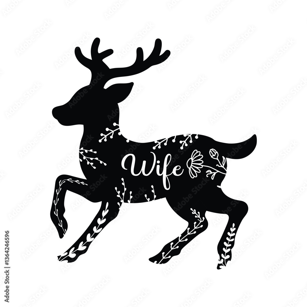 Fototapeta premium Deer svg design
