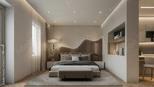 modern bedroom interior