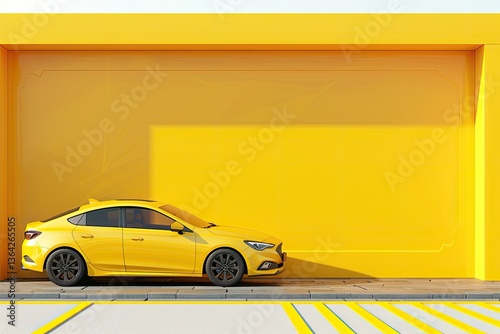 Pixel Perfect Image of Rent a Car Banner for Social Media Post Template
