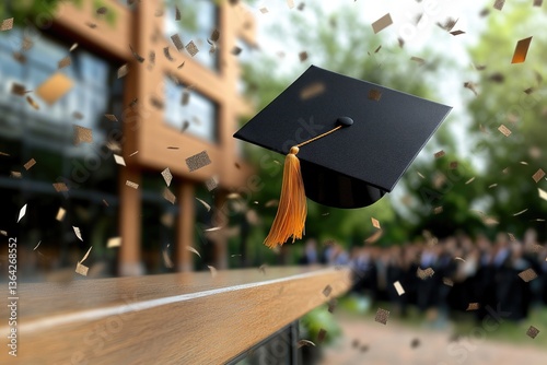National tassel day - graduation honor, scholar cap, academic milestone, diploma pride, educational journey, achievement celebration, learning tribute, commencement symbol, graduate recognition. photo