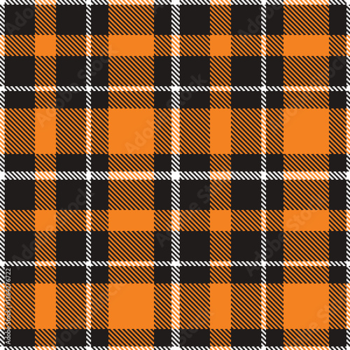 Modern Seamless Tartan in Dusty Very Dark Brown tones Textile Design Variant 2086
