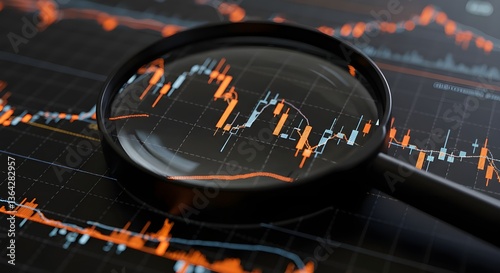 Analizando las tendencias del mercado financiero con lupa