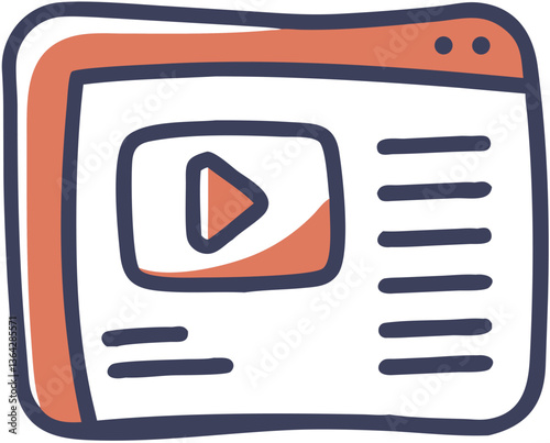 video lessons vector