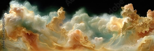 Obraz  z motywem Abstract Celestial Cloudscape