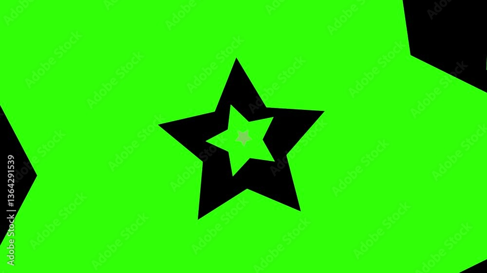 Colorful Expanding Star Overlay Animation Colorful Expanding Star Overlay Animation