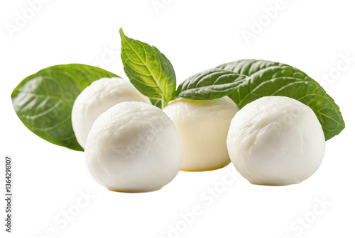Fresh Ciliegine mozzarella cheese balls A tasty Italian cheese treat