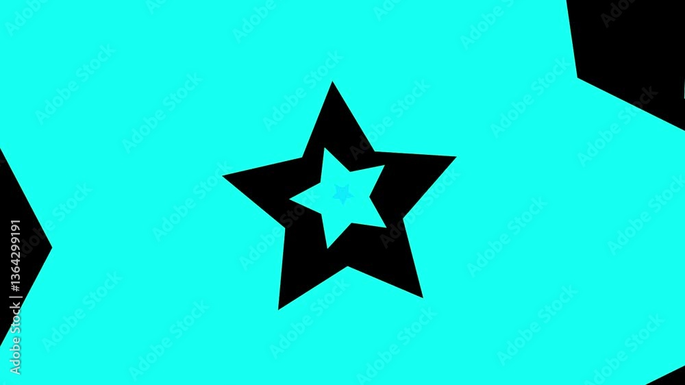 Colorful Expanding Star Overlay Animation Colorful Expanding Star Overlay Animation