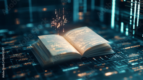 Digital Pages: An open book...