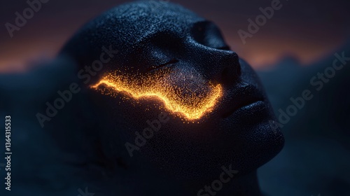 AI  Neural Network  Digital Mind  Abstract  3D  Futuristic  Technology   Human  Consciousn photo
