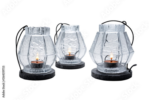 Ice lantern molds for creativity