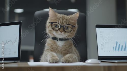 Business Cat at Work: An en...