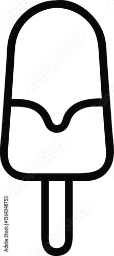 Beautiful ice cream icon design