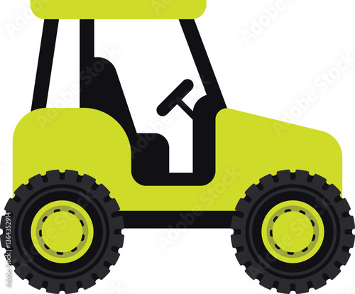 Beautiful construction vehicles icons flat style illustration