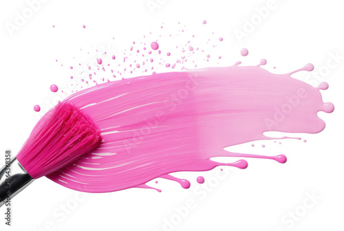 Pink Water Brush Smooth Strokes