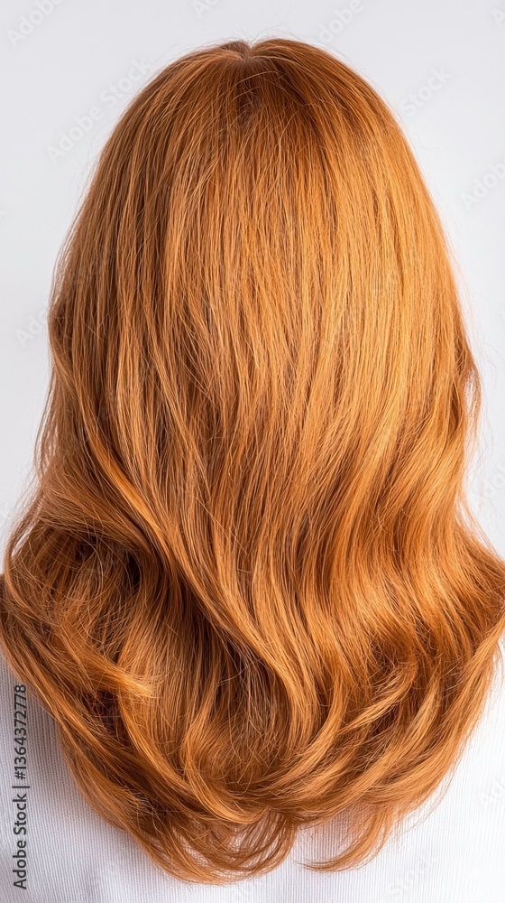 Obraz premium Wavy Copper Hair