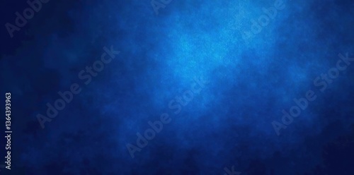 Dark blue vibrant glowing gradient abstract background with grainy texture and noise effect,  vibrant,  glow