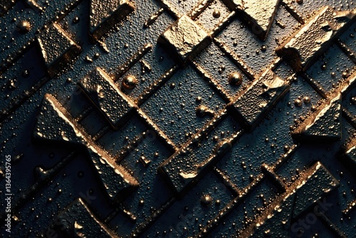 Geometric metallic texture abstract background design, abstract,  vector illustration