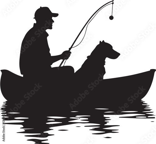Fishing vector Silhouette 