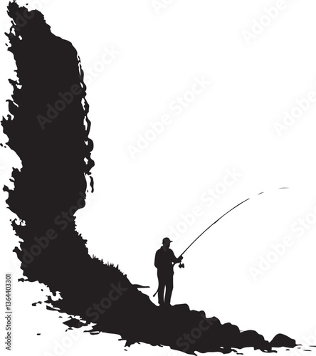 Fishing vector Silhouette 