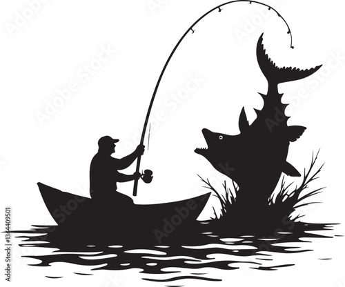 Fishing Silhouette