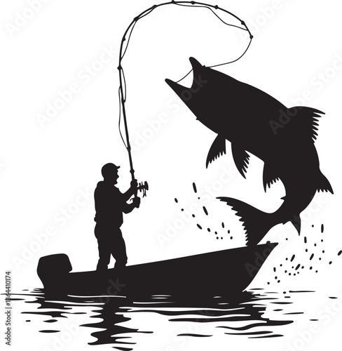Fishing Silhouette