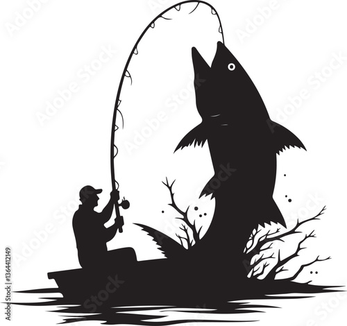 Fishing Silhouette