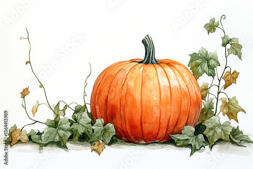 pumpkin on a white background