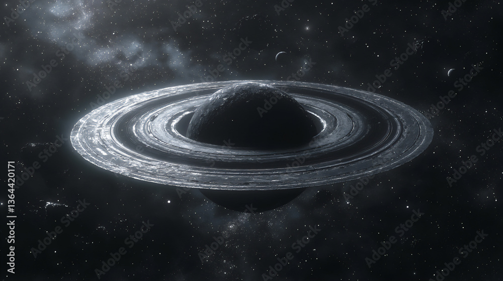 Fototapeta premium exoplanetary rings
