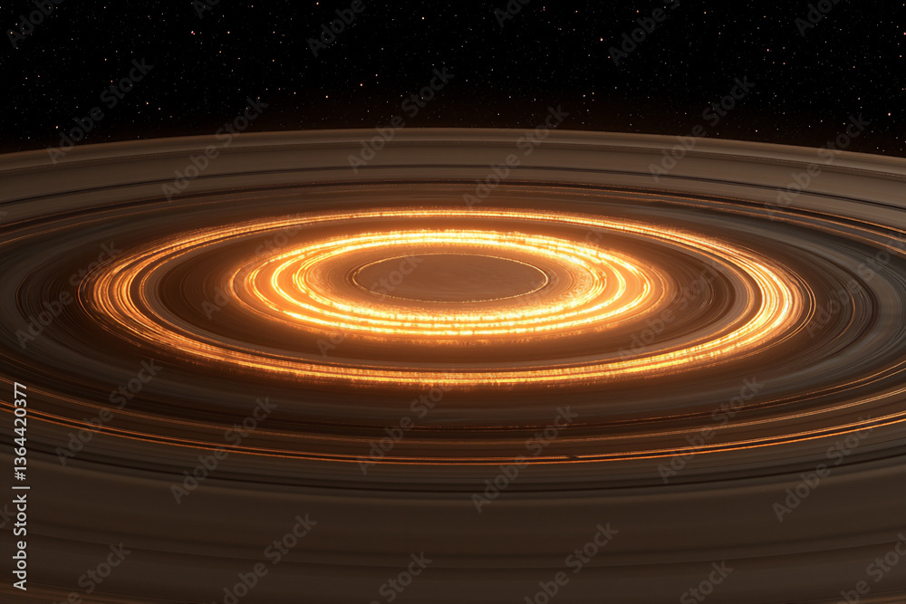 Fototapeta premium exoplanetary rings