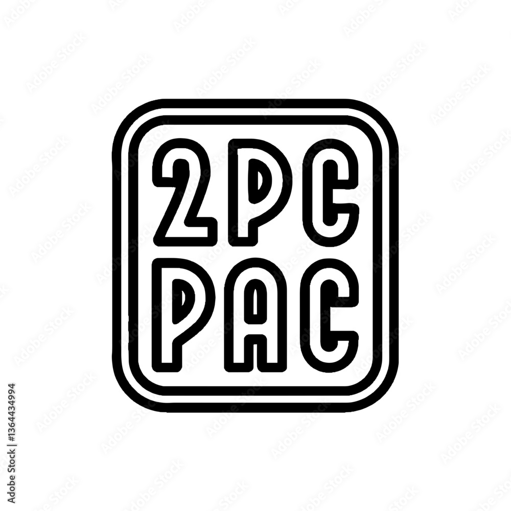 2pac Symbol Vector Graphic with Transparent Background 2pac Symbol Vector Graphic with Transparent Background