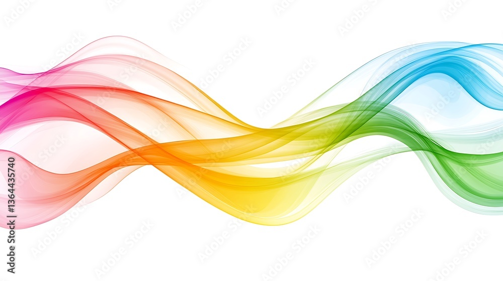 Rainbow Wave Abstract Background. (4) Rainbow Wave Abstract Background. (4)